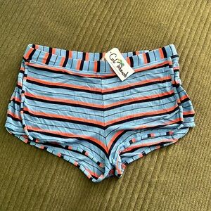 Free people striped Jammie shorts